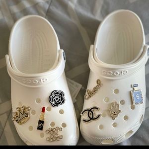 Blinged out croc charms